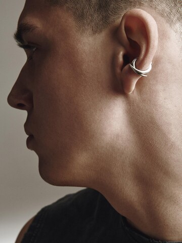 REYTEL - Pendientes 'SIEGER' en plata