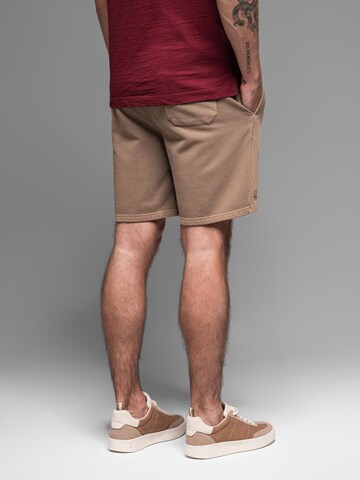 Ombre Loose fit Trousers in Brown