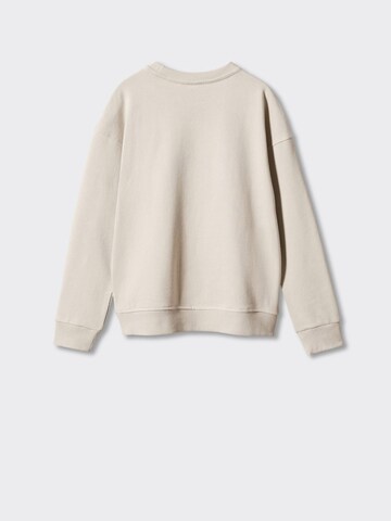 MANGO KIDS Mikina 'NEBRASKA' – béžová