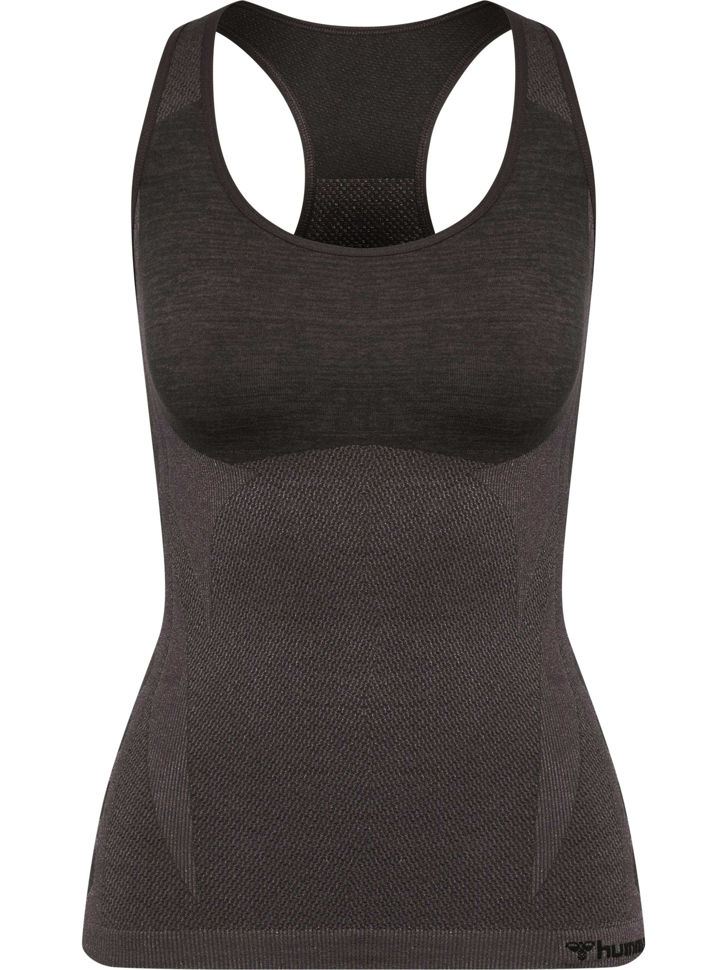Hummel Sports top in Brown: front