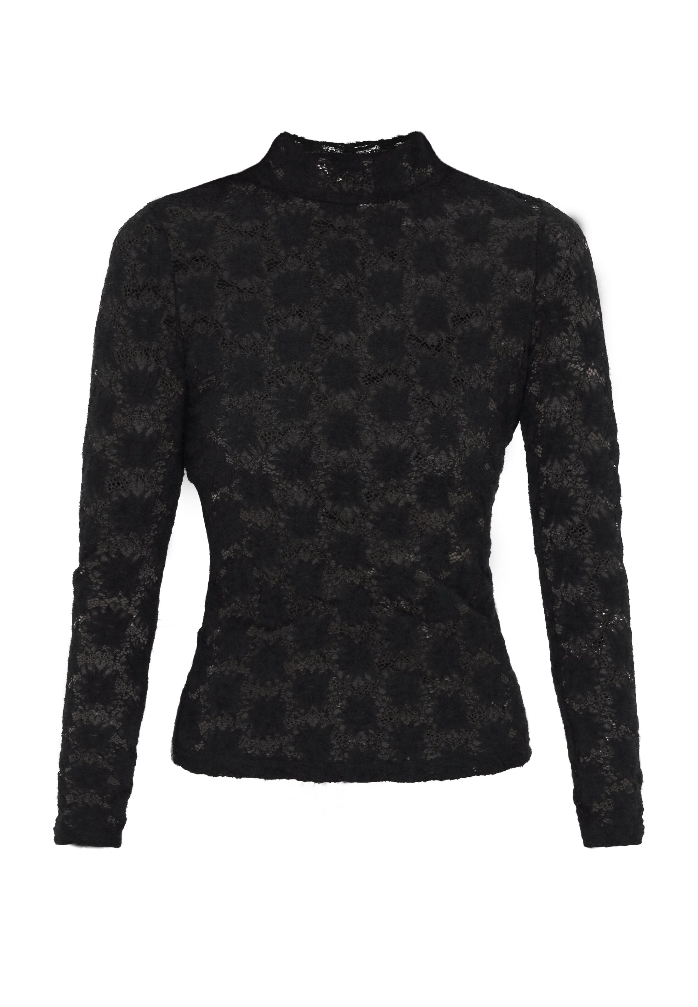 NAEMI Shirt 'Fashion Look' in Black: front