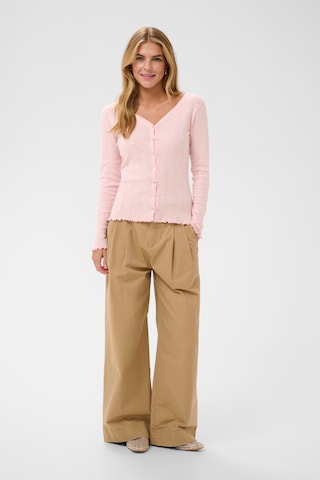 SAINT TROPEZ Knit cardigan 'GruSZ' in Pink