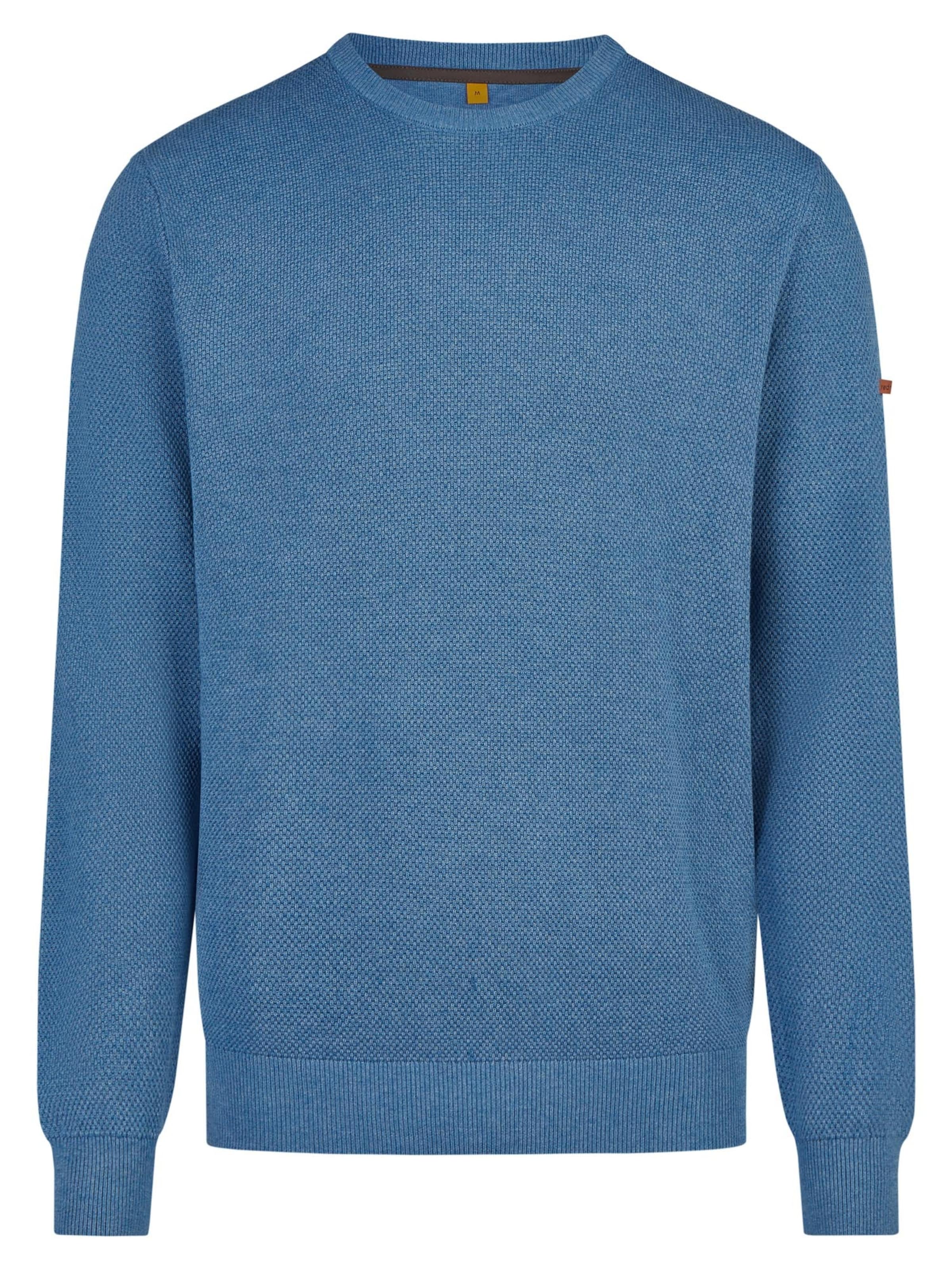 redmond Pullover 'Basic'‌‌ in Blau: Vorderseite