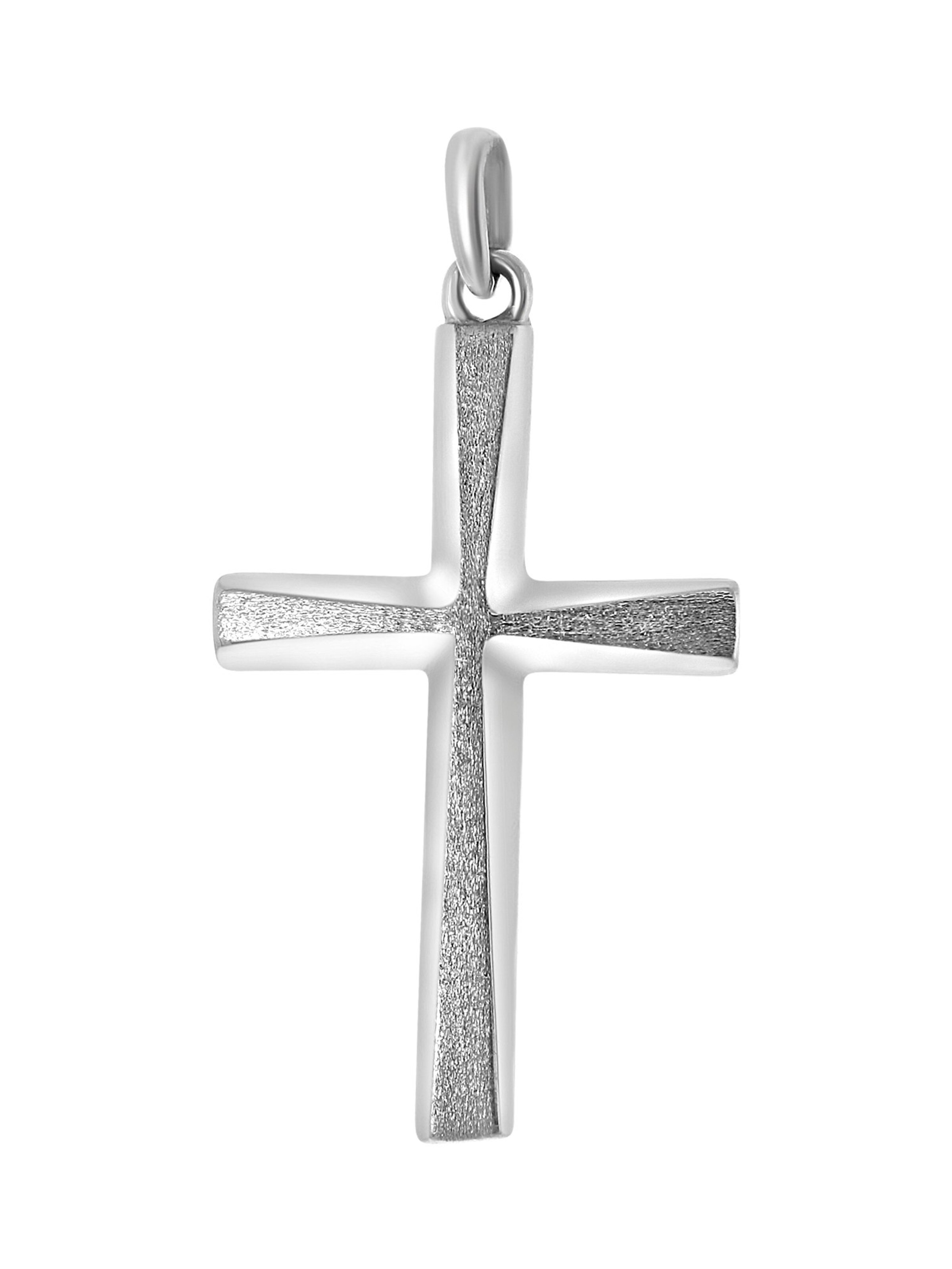 Lucardi Pendant 'Basic' in Silver: front