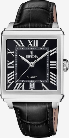 Montre à affichage analogique FESTINA en noir : devant