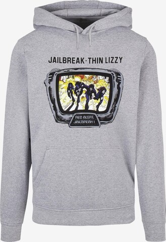 Merchcode Sweatshirt 'Thin Lizzy - Jailbreak' in Grijs: voorkant