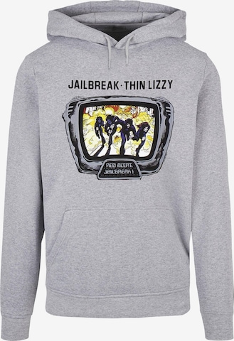 Merchcode Sweatshirt 'Thin Lizzy - Jailbreak' in Grau: predná strana