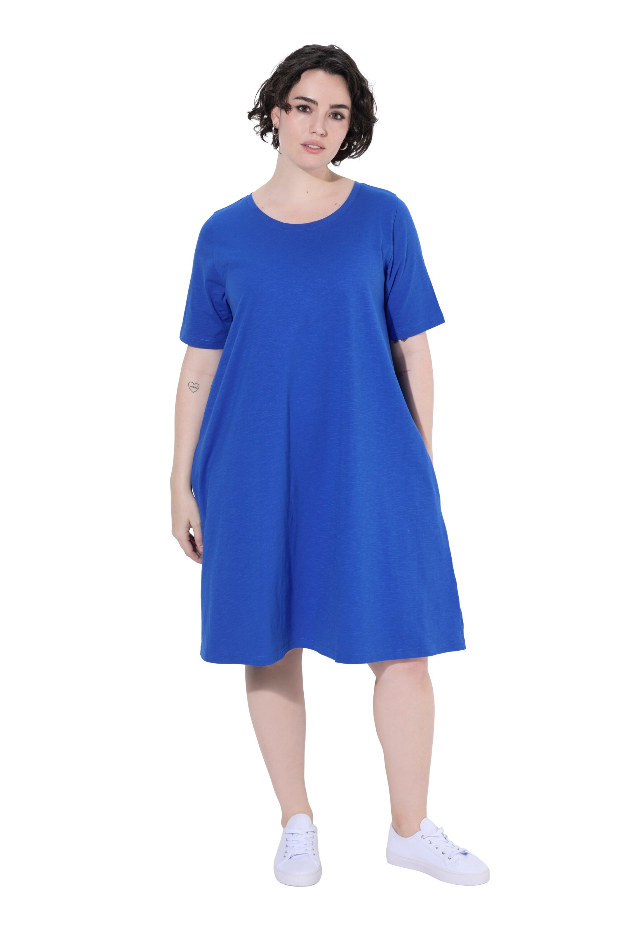Ulla Popken Kleid in Blau: Vorderseite