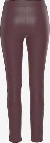 Skinny Leggings di LASCANA in rosso