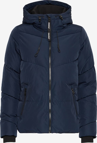 Oxmo Between-Season Jacket ' JUCHENA ' in Blue: front