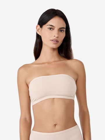 ETAM Bandeau BH 'COTON 360' in Beige: Vorderseite