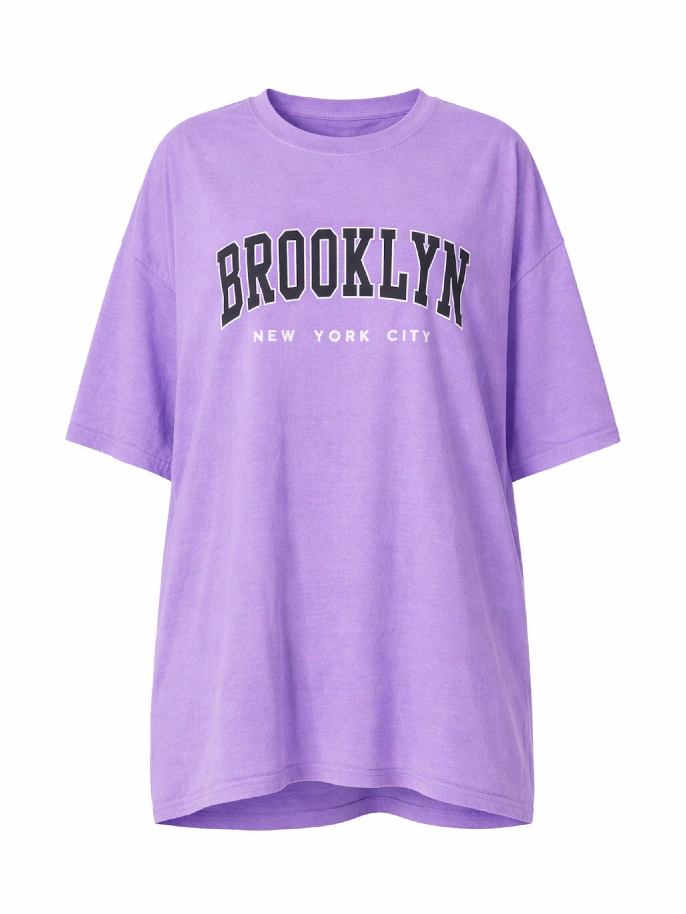 Worldclassca Oversized Shirt in Purple: front