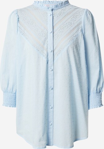 Love & Divine Blouse in Blauw: voorkant