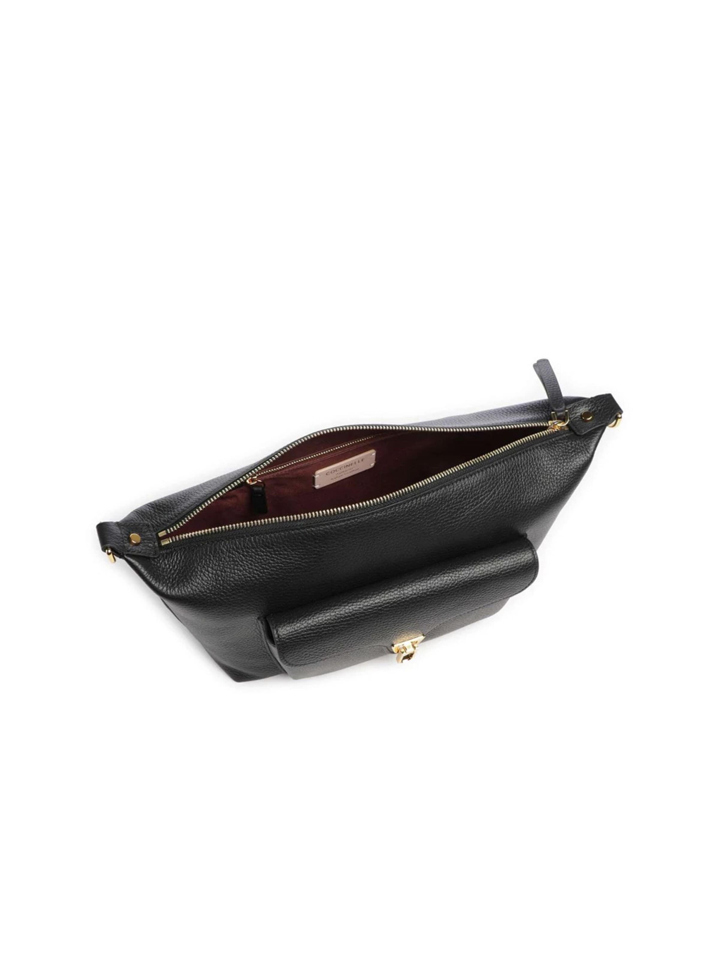 Coccinelle - Bolso de hombro 'Beat Generation 27x19x12 cm' en negro