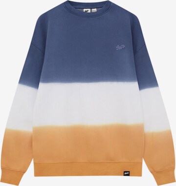 Pull&Bear Sweatshirt in Blue: front