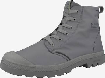 Palladium Lace-Up Boots 'Pampa' in Grey: front