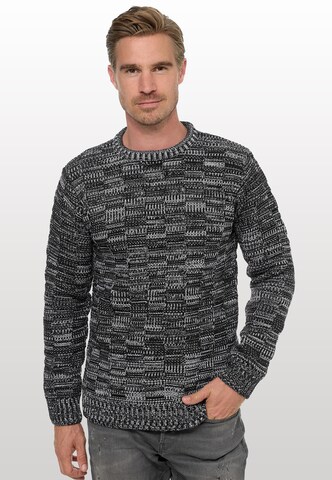 Rusty Neal Pullover in Grau: predná strana