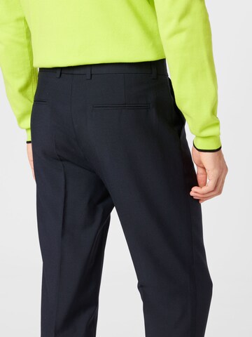 Harmony Paris Regular Trousers with creases 'PETER' in Blue