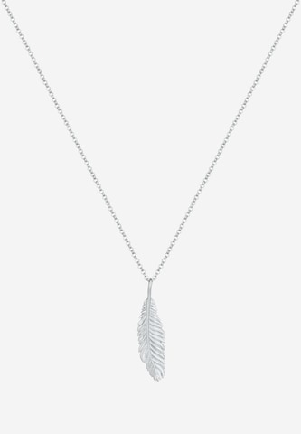 KUZZOI Necklace 'Feder' in Silver