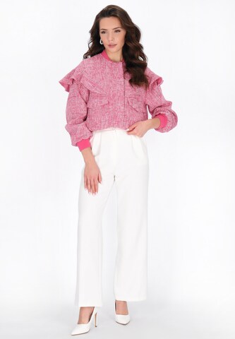 faina Between-season jacket 'Festive' in Pink