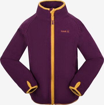 Kamik Athletic Fleece Jacket 'Linnea' in Purple: front