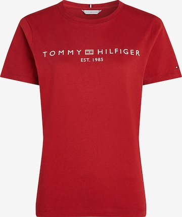 TOMMY HILFIGER T-Shirt in Rot: Vorderseite