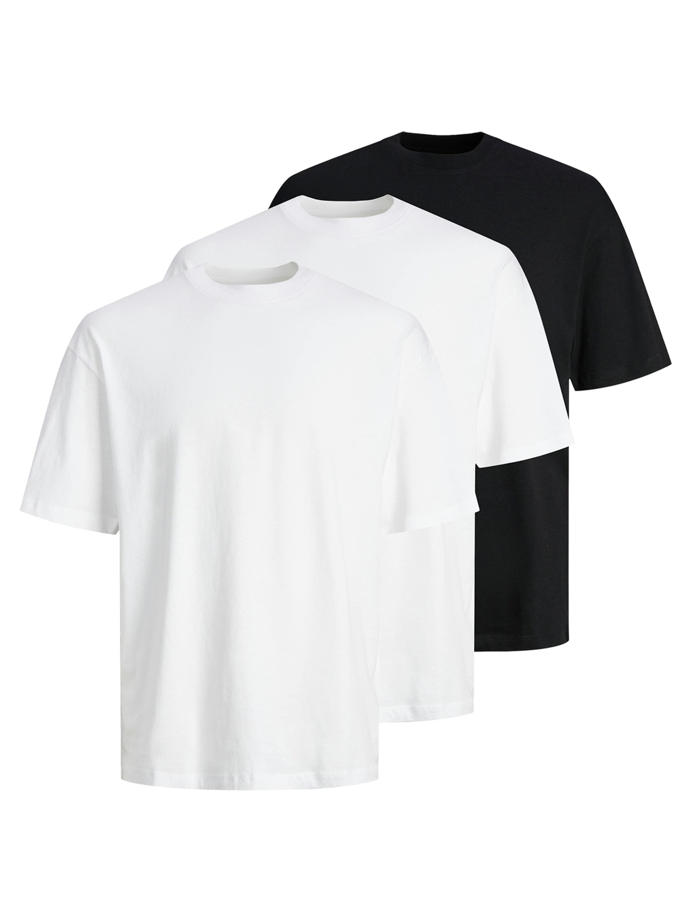 JACK & JONES Shirt 'Loose'‌ in S in weiß, Produktansicht