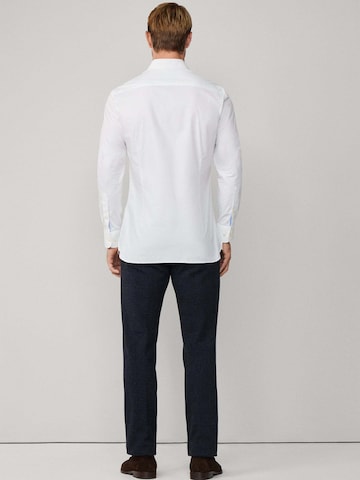 Hackett London Slim Fit Hemd 'ESS' in Weiß