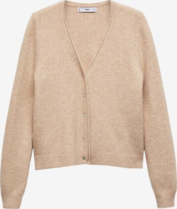 Cardigan 'AGUR' MANGO en beige : devant