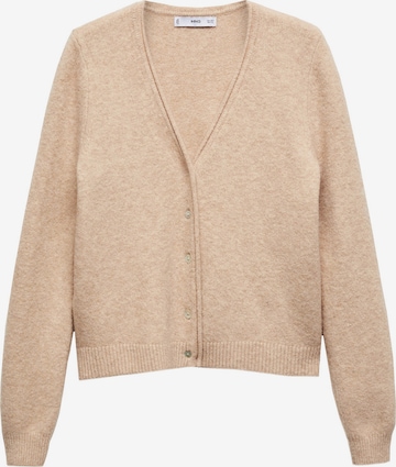 MANGO Strickjacke 'AGUR' in Beige: predná strana