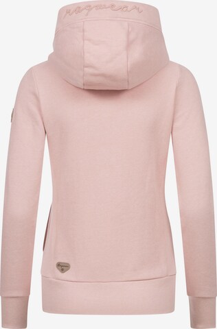 Giacca di felpa 'Emer' di Ragwear in rosa