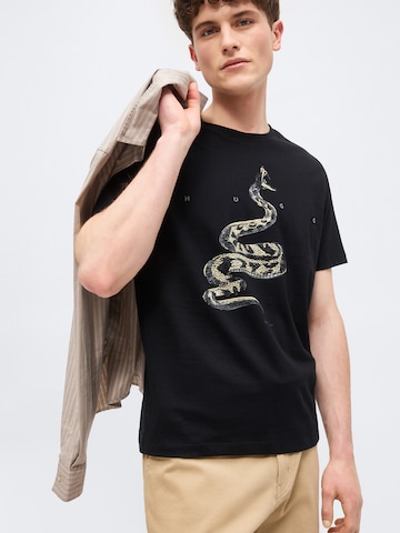 Tricou 'Discorb' de la HUGO pe negru