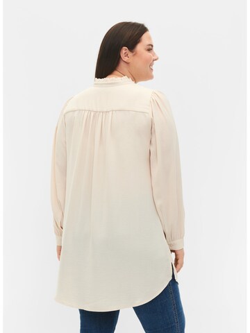 Zizzi Tunic 'CAJOY' in Beige