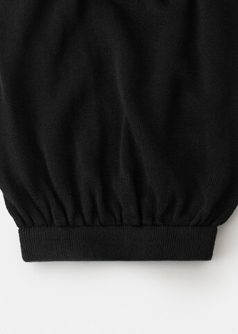 MANGO Tapered Hose 'Bombi' in Schwarz