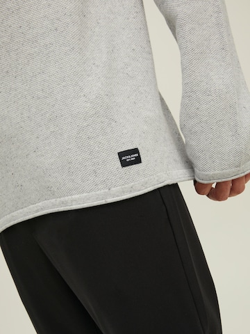 JACK & JONES Sweter 'Hill' w kolorze szary