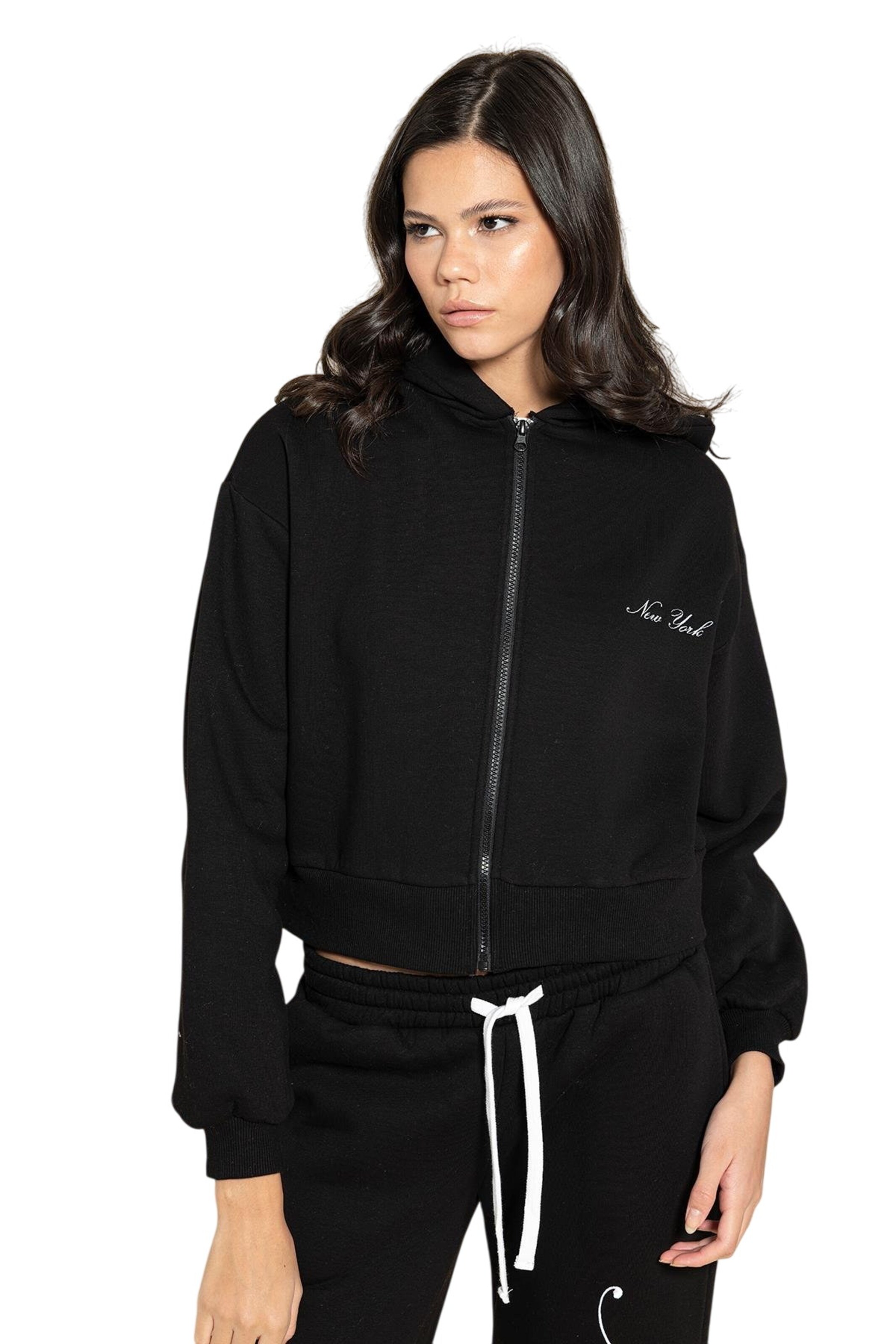 For You Moda Tracksuit in Black