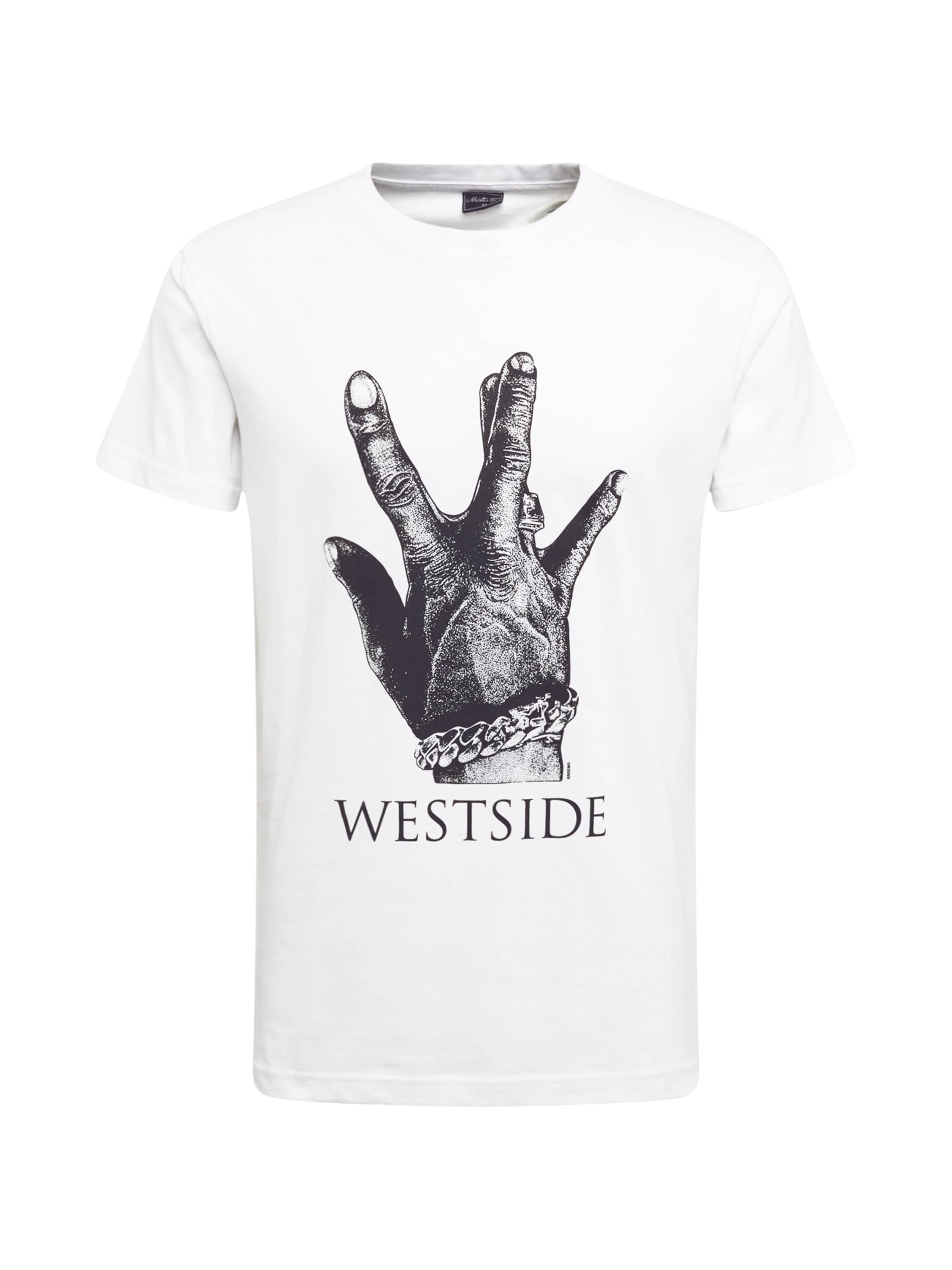 Mister Tee Tričko 'Westside Connection' - Biela: predná strana