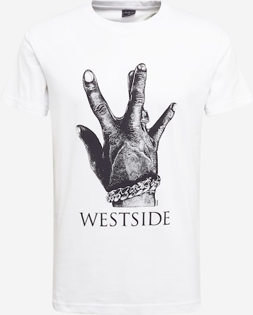 balta Mister Tee Marškinėliai 'Westside Connection': priekis