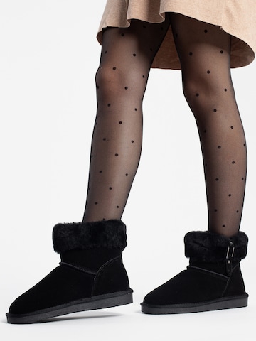 Gooce - Botas de neve 'Whitney' em preto: frente