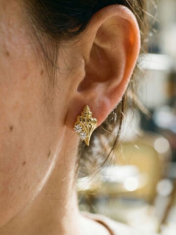 Nemomatheo Earrings 'Nautilus' in Gold