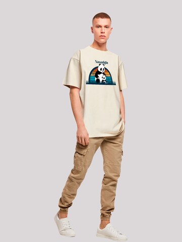 F4NT4STIC Shirt 'Tao Tao Nostalgia Heroes of Childhood' in Beige