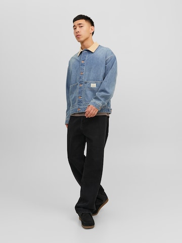 JACK & JONES Between-Season Jacket 'DEREK' in Blue