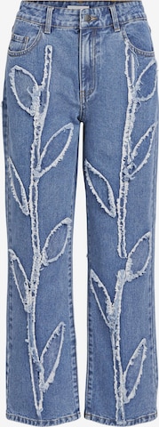 OBJECT Regular Jeans in Blauw: voorkant