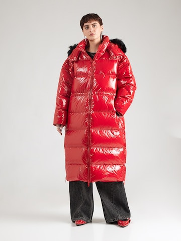 MICHAEL Michael Kors - Sobretudo de inverno em vermelho: frente