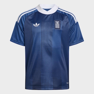 ADIDAS PERFORMANCE Camisa funcionais 'Greece 26 Away Kids' em 128 em azul escuro / branco, Vista do artigo
