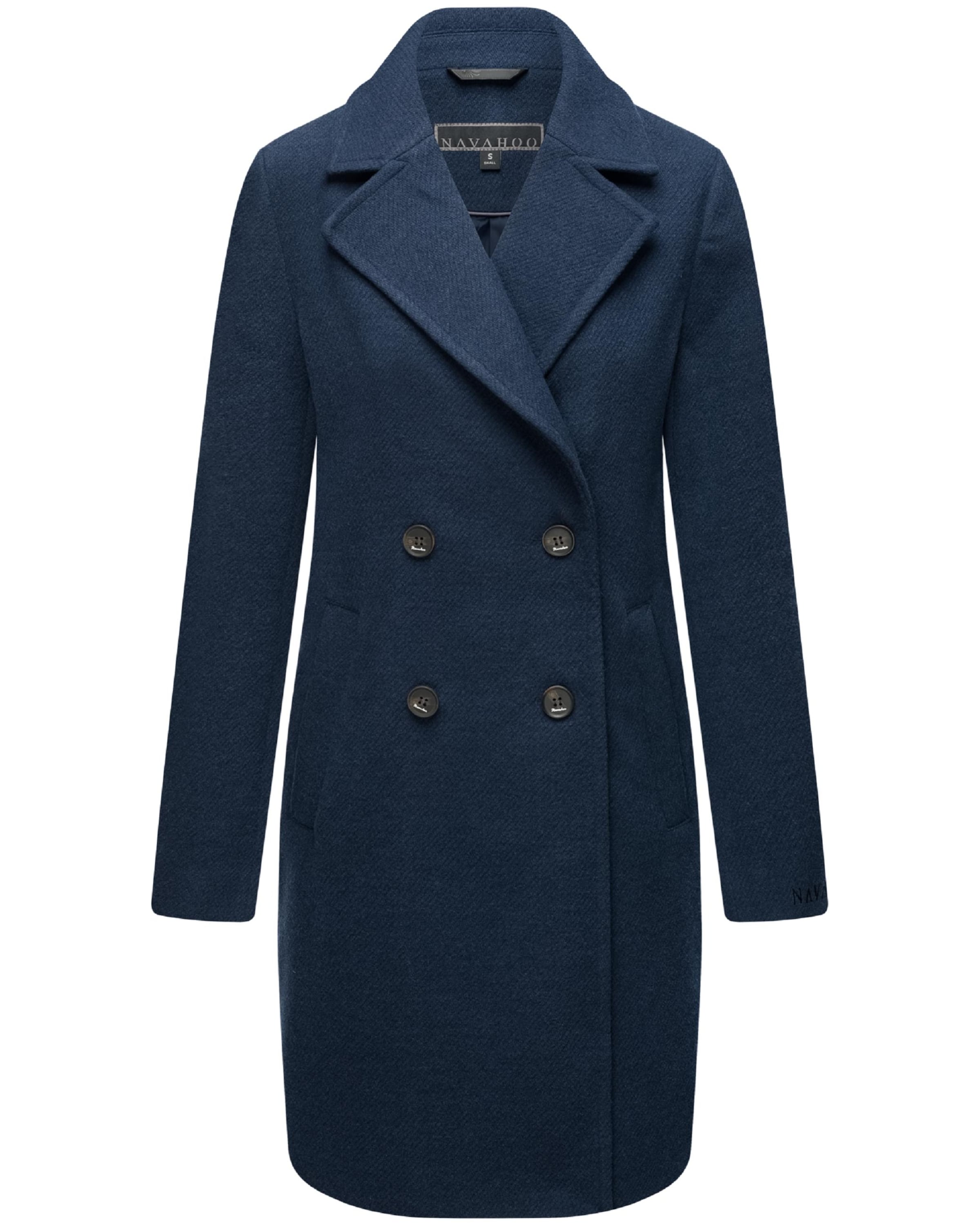 NAVAHOO Ανοιξιάτικο και φθινοπωρινό παλτό 'Frostjuwel 14' σε μπλε: μπροστά