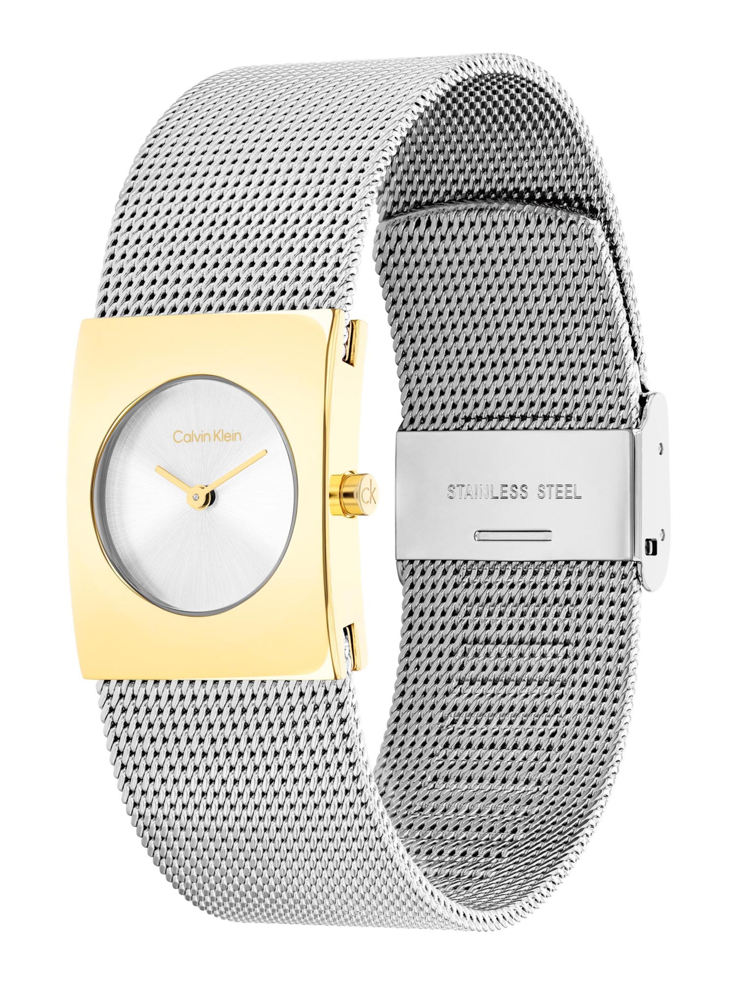 Calvin Klein Αναλογικό ρολόι 'Pulse' σε ασημί: μπροστά