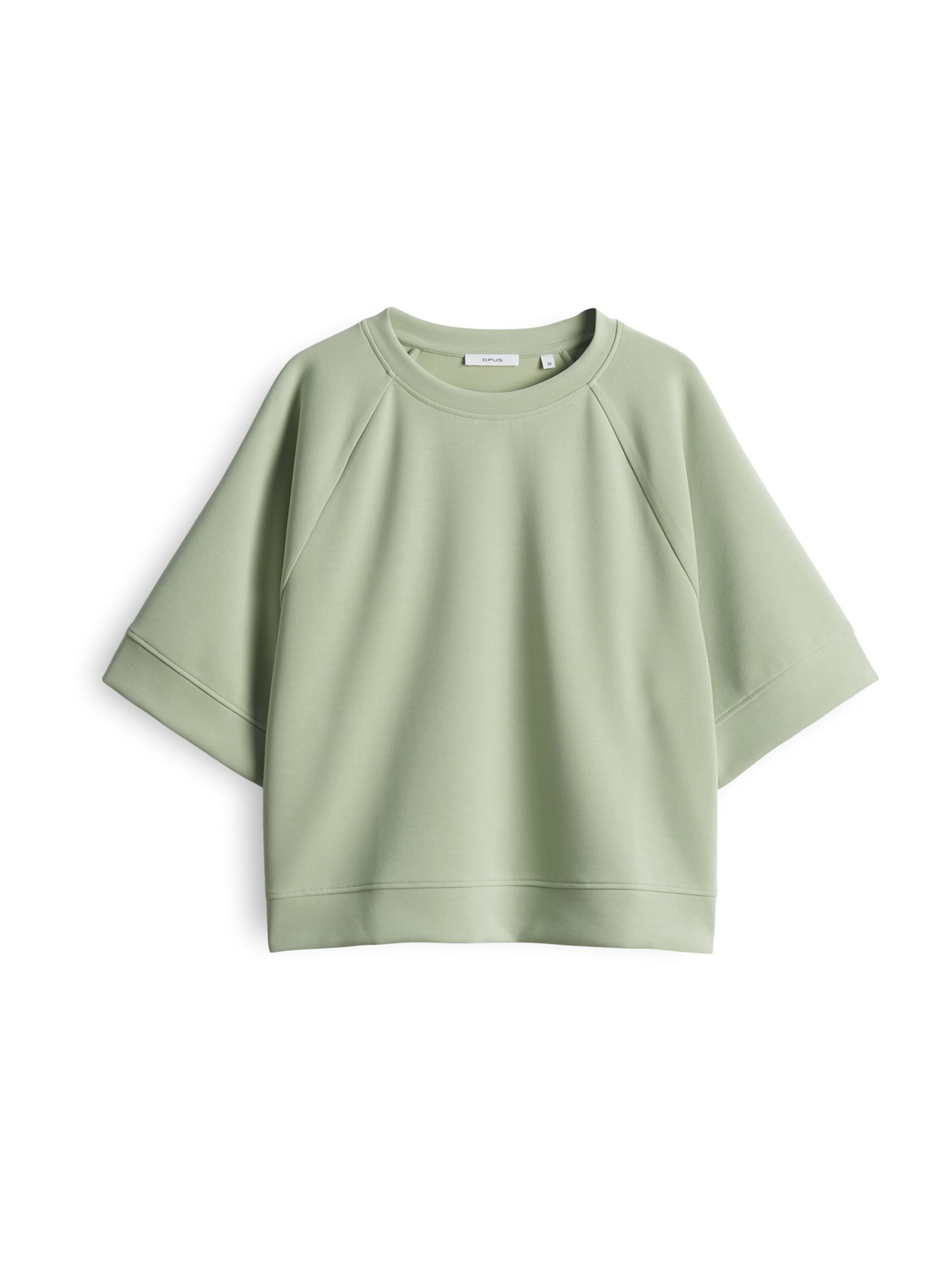 OPUS Sweatshirt 'Ginus' in Grün: Vorderseite