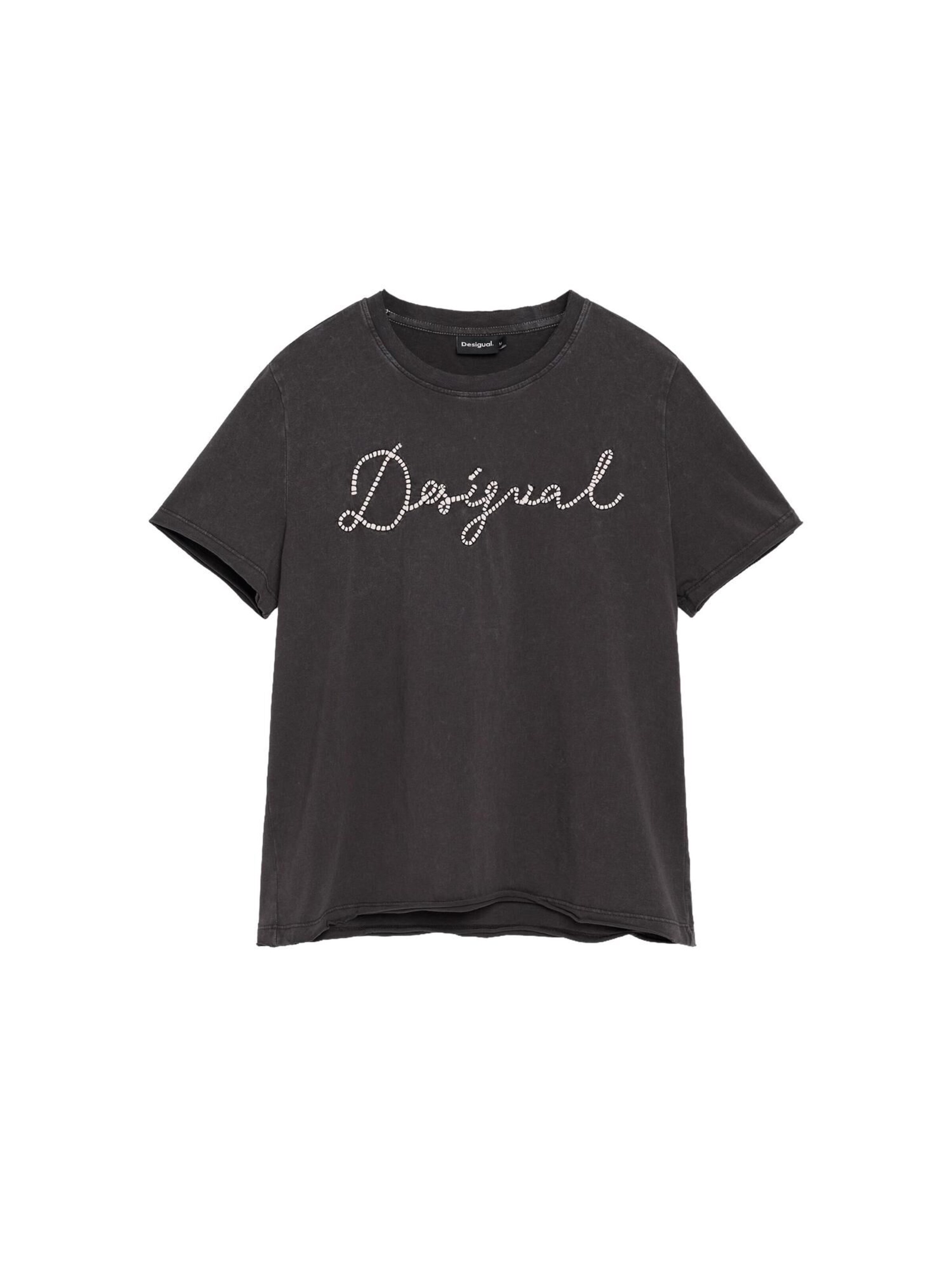 Desigual Koszulka w kolorze czarny: przód