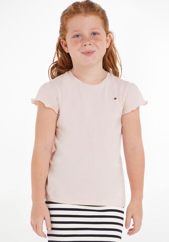 T-Shirt TOMMY HILFIGER en rose : devant